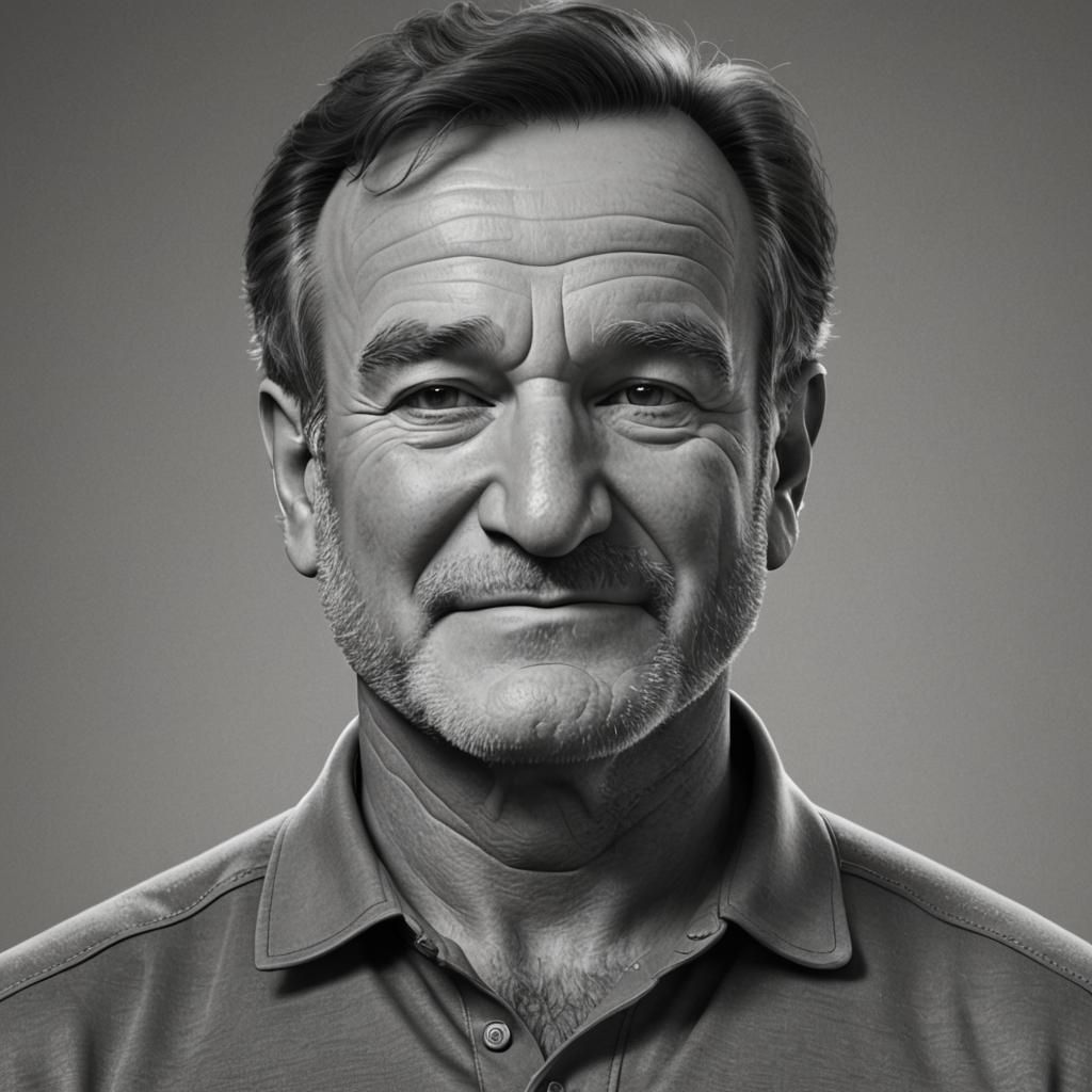 3D Rendering of Robin Williams