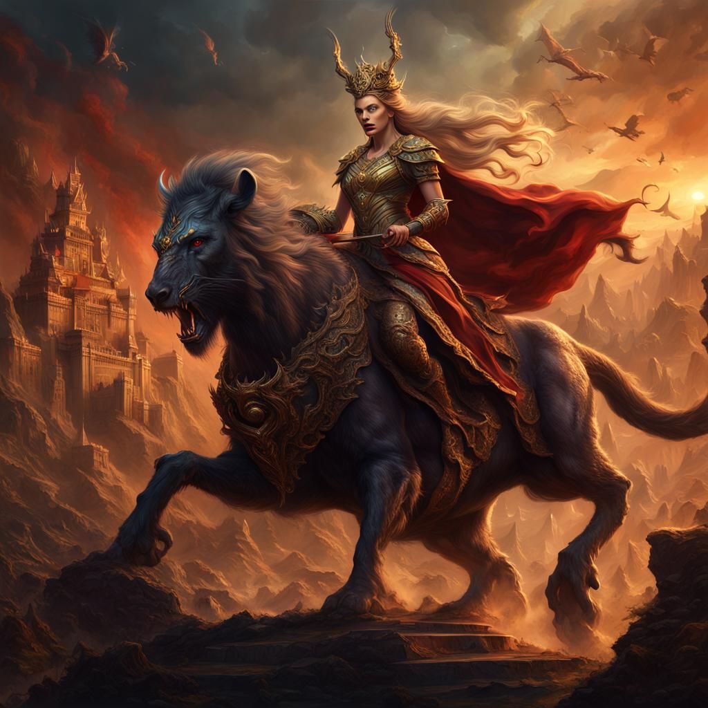 Babalon Triumphant: Detailed Fantasy Concept Art