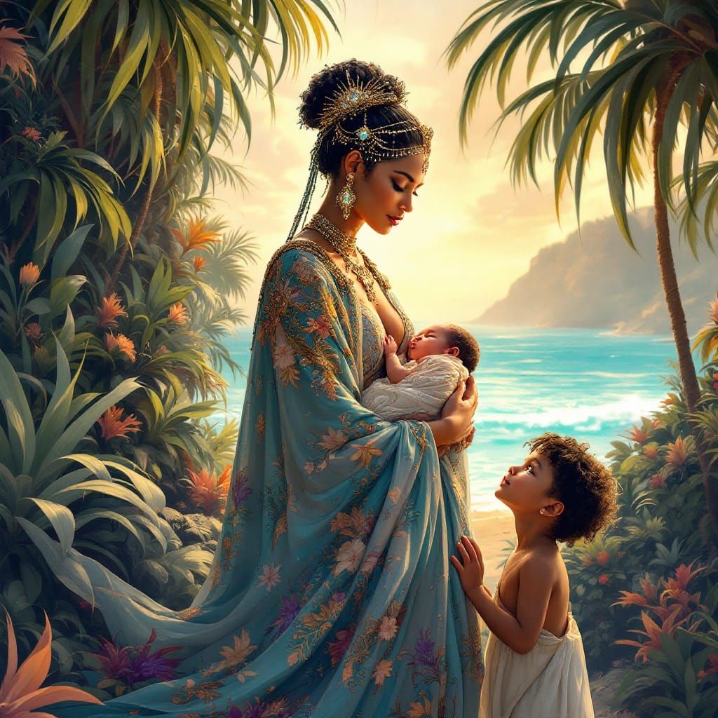 Lemurian mother