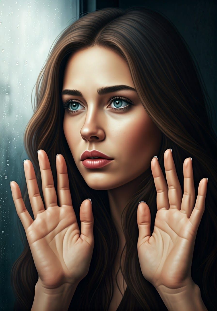 Misty Window Contemplation