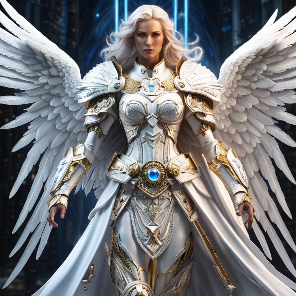 Heavenly Guardian Angel in Astral Armor