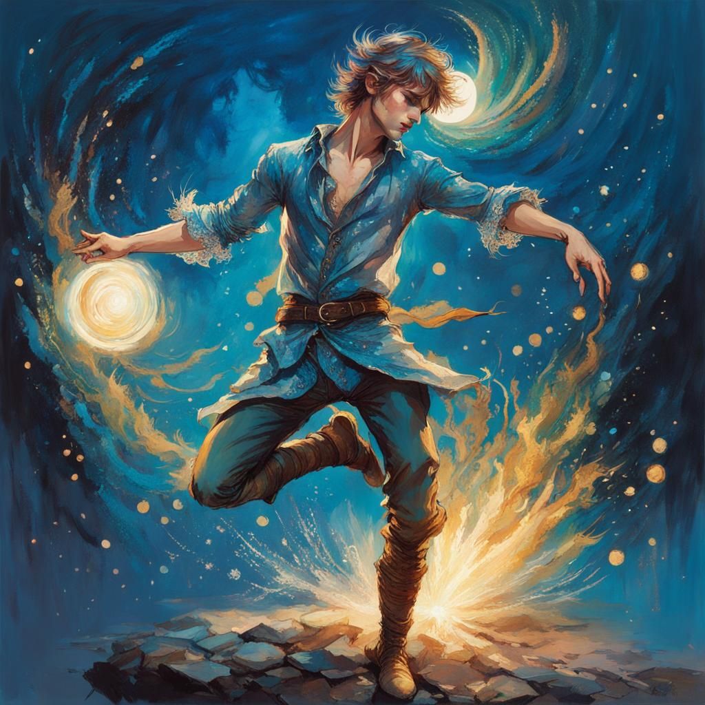 Dancing Elf 240222B (Blue)