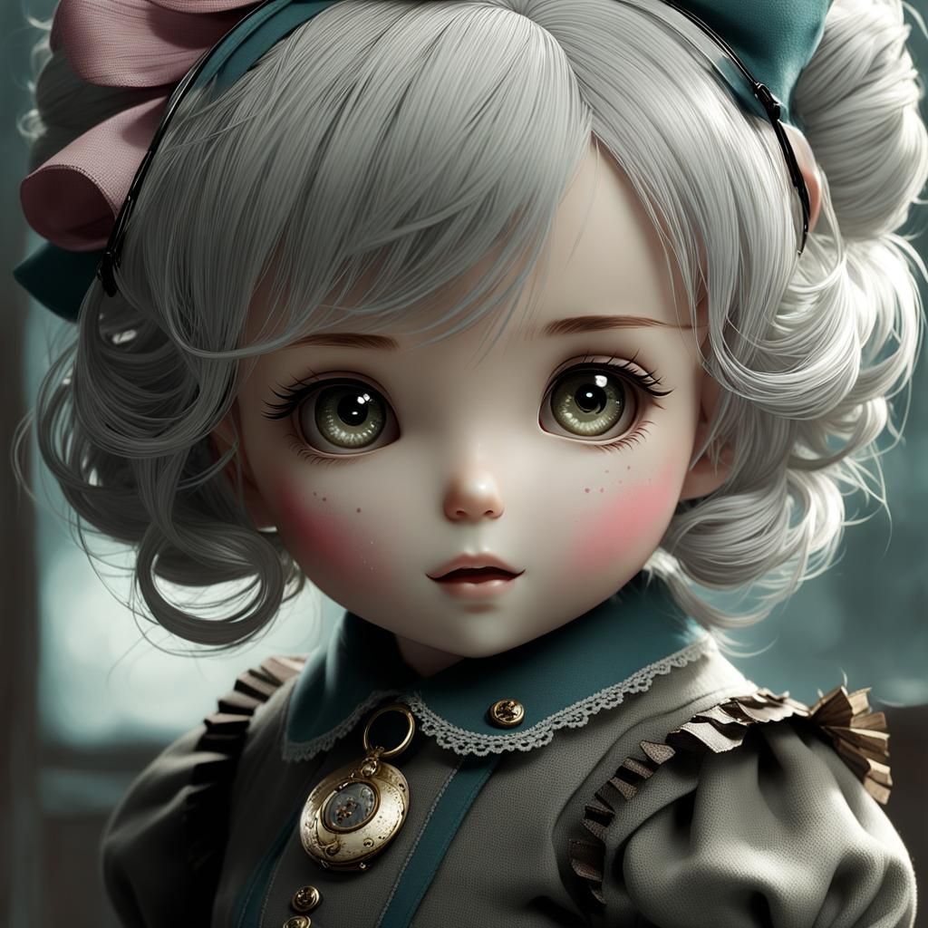 Cute Kawaii Doll in Retirement Home