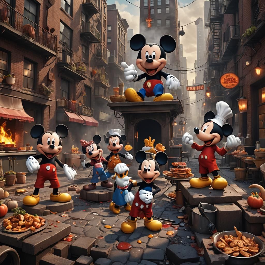 Mickey Mouse Cooks Up a Storm