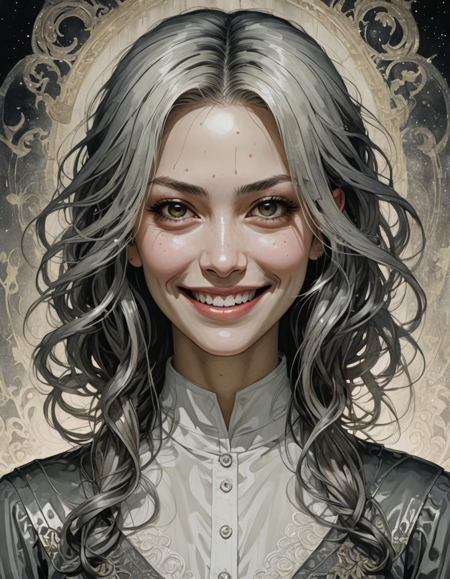 Evil Sorority President's Scheming Smile: Chiaroscuro Portra...