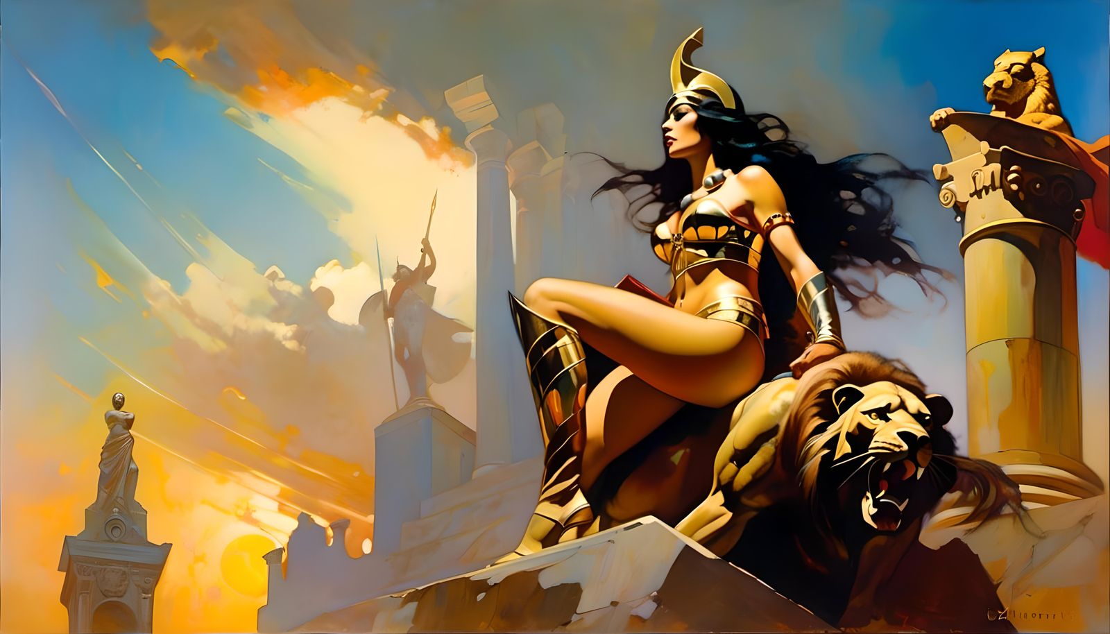 The Women of Frazetta - The Incomparable Dejah Thoris