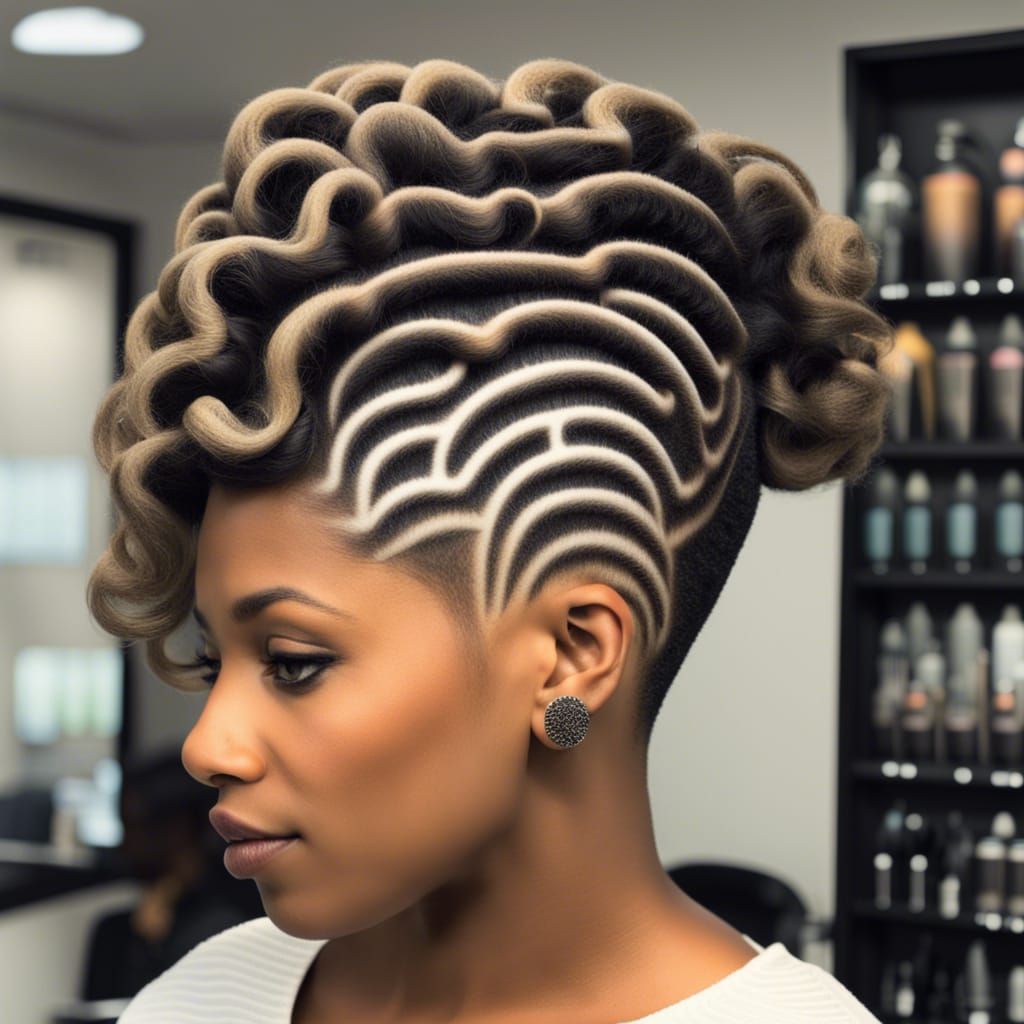 Intricate Hair Maze: Urban Underground Style