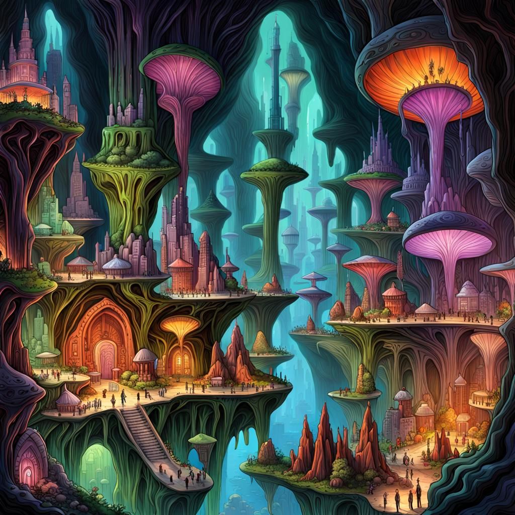 Alien Underground World