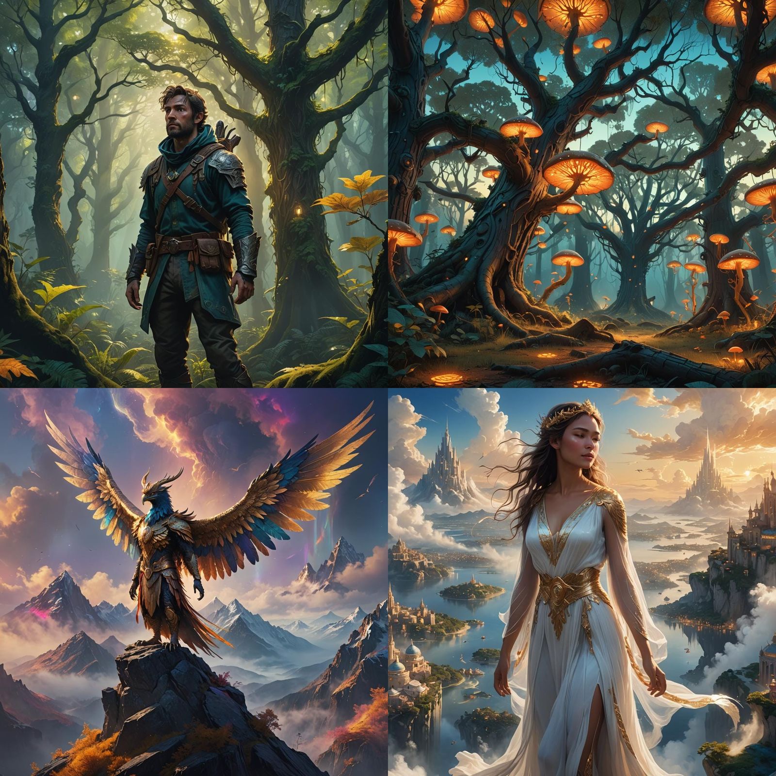 Fantastical Matte Painting with Intricate Details