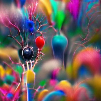 Mysterious Brain in Tim Burton Style, 8K