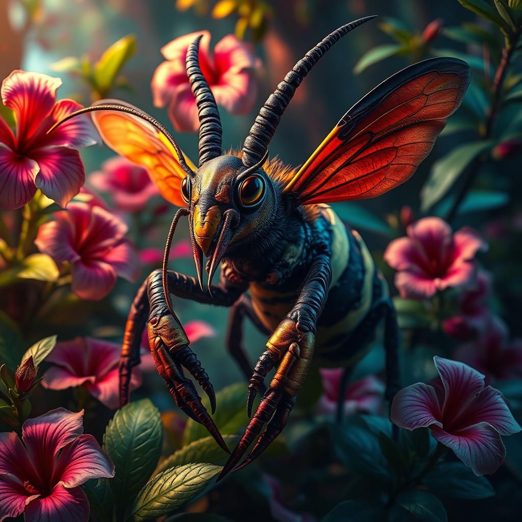 A Gazelle, Bumble Bee, Lobster Critter Combo