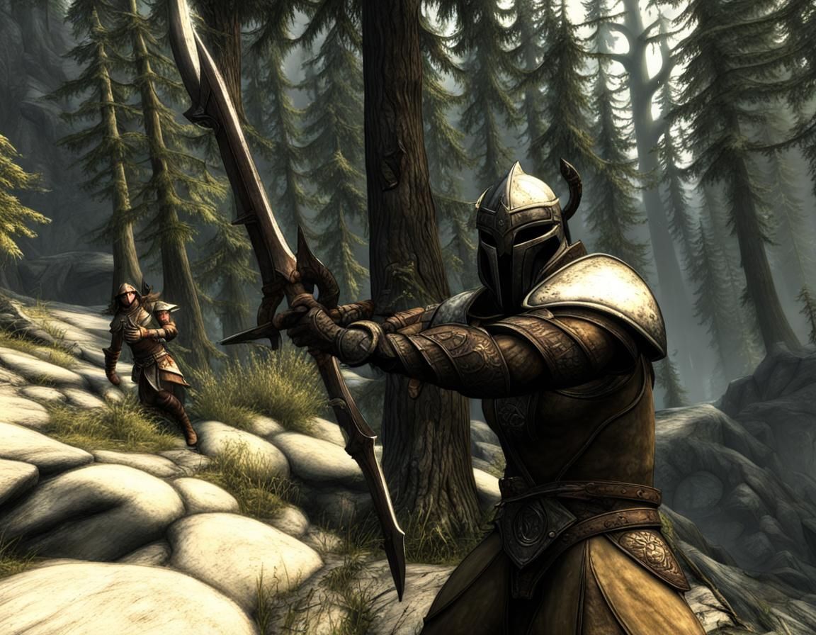 AI Generated Skyrim Image