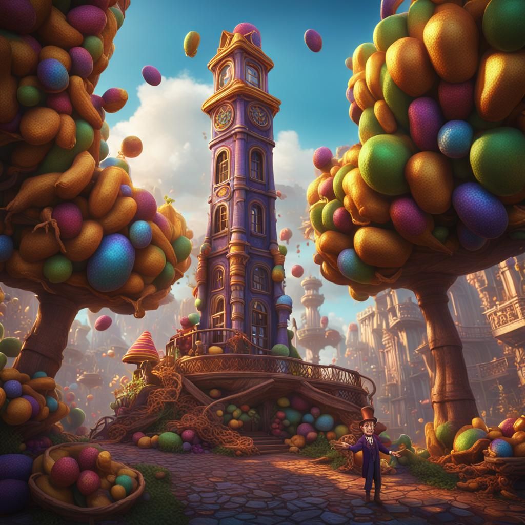 Oompa Loompa Sings Surrounded by Sweets