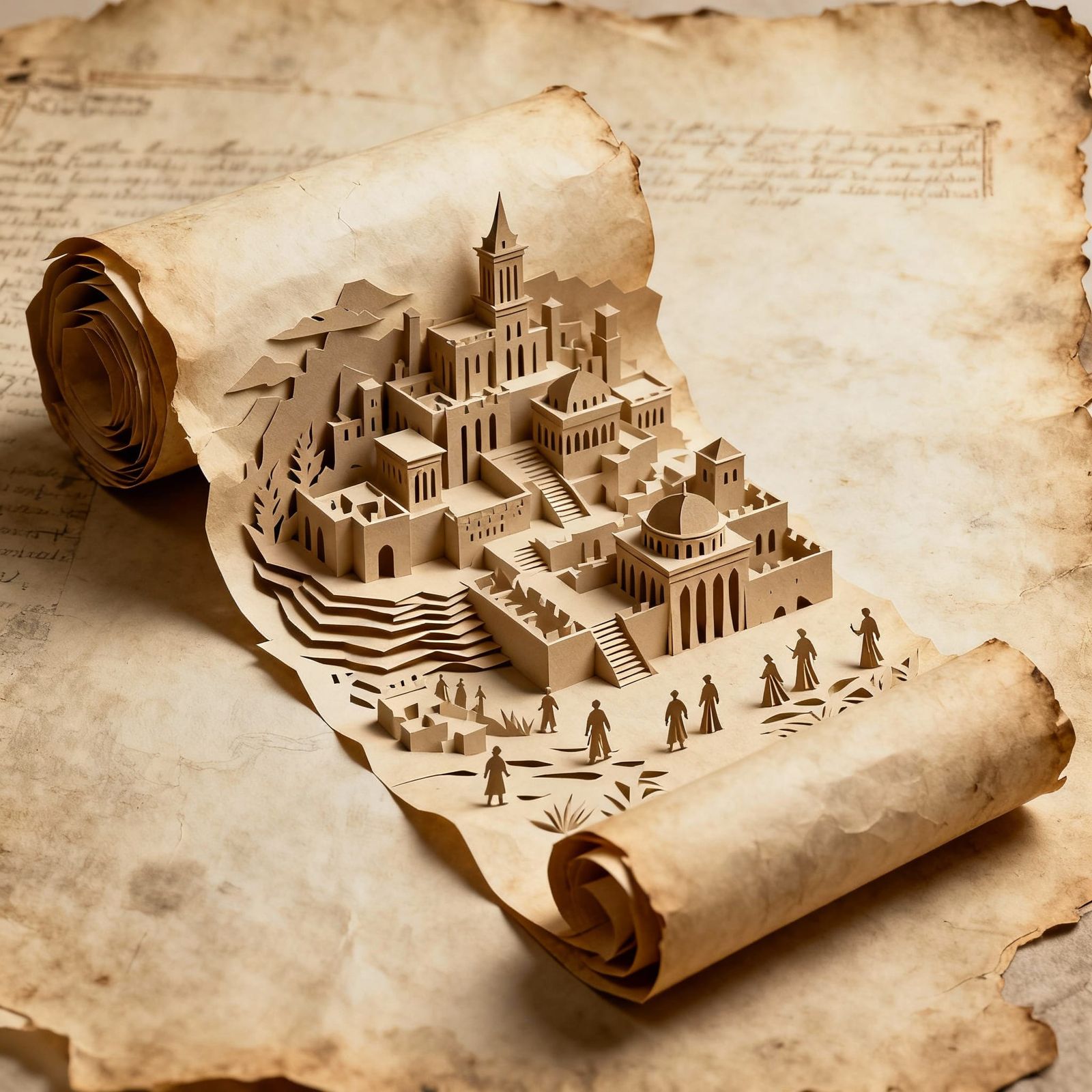 Lost Civilization Revealed on Ancient Scroll