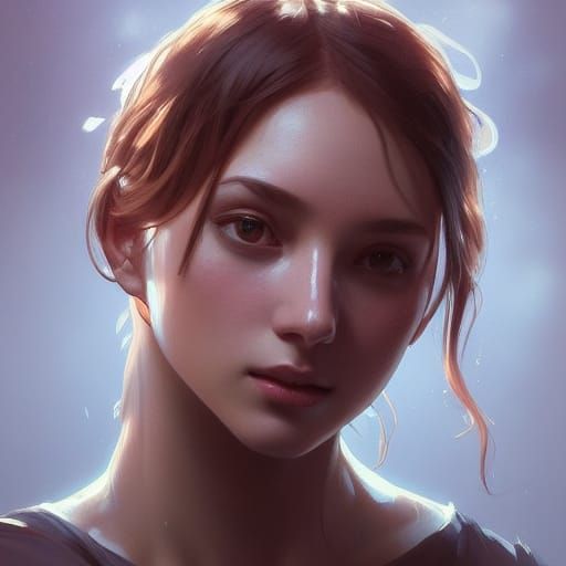 Detailed Portrait of Student with Dynamic Lighting