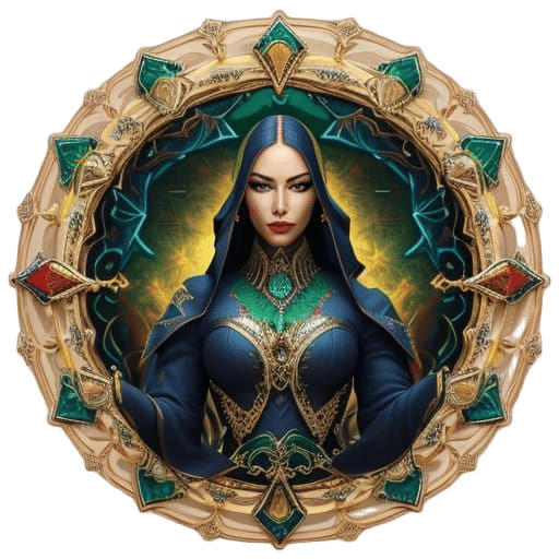 Ethereal Beauty in Vibrant Hues