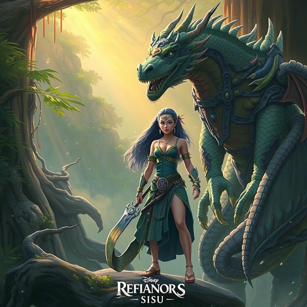 Raya and Sisu in Southeast Asian Fantasy Realm