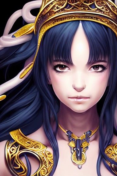 Hestia Concept Art in Hyperdetailed Style