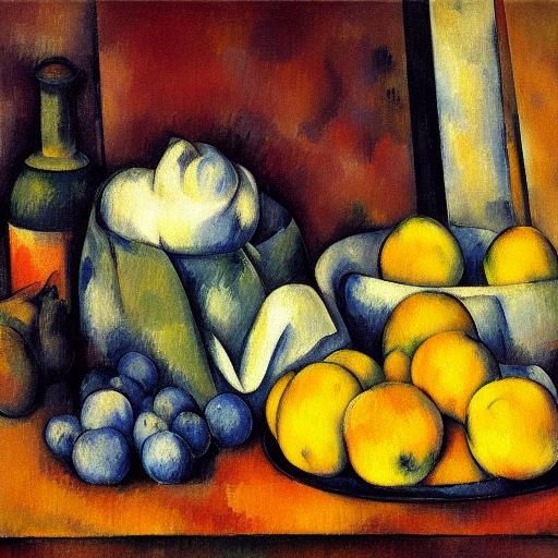 Rabbit Food Bag Still Life in Oil Painting Style