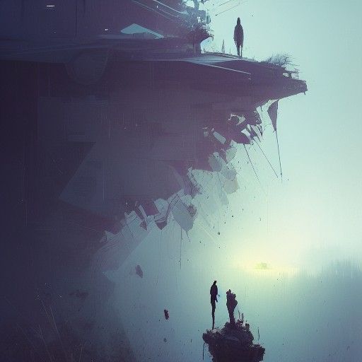 Nature Reclaims a Lost World: Detailed Hyperrealistic Painti...