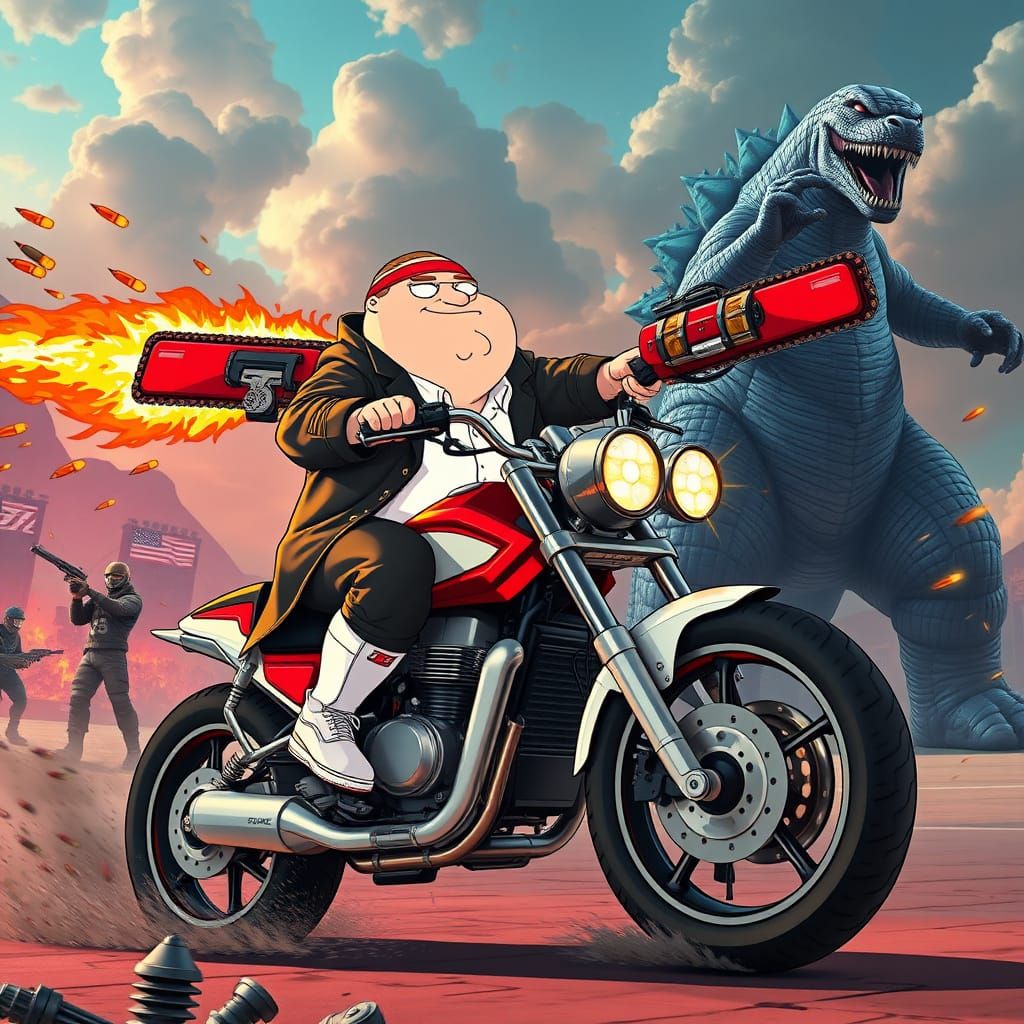 Peter Griffin Battles LeBron James in a Futuristic Anime-Ins...