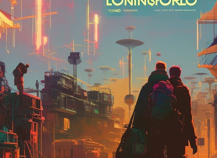 Departure Lounge: Hyperdetailed Light Fantasy Movie Poster