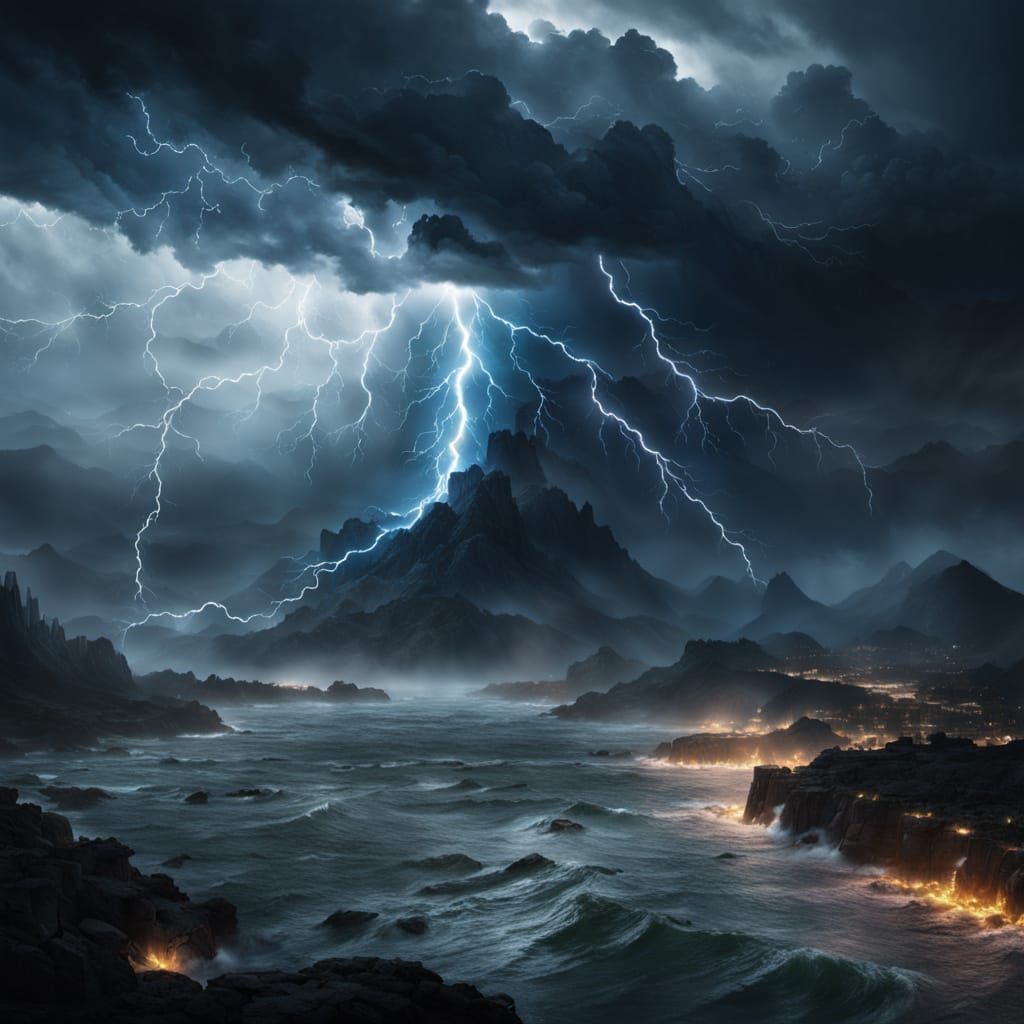 Epic Lightning Storm Reveals Legend in the Sky