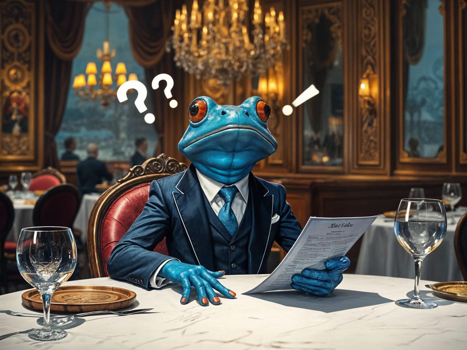 Blue Poison Dart Frog's Restaurant Bill Shock