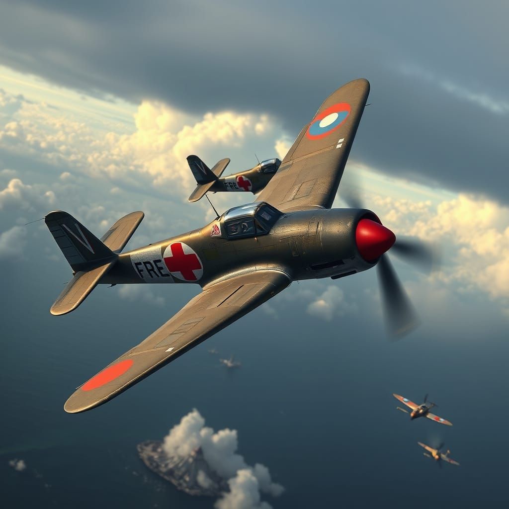 WWII Japanese Planes in Epic Battle at Pearl Harbor