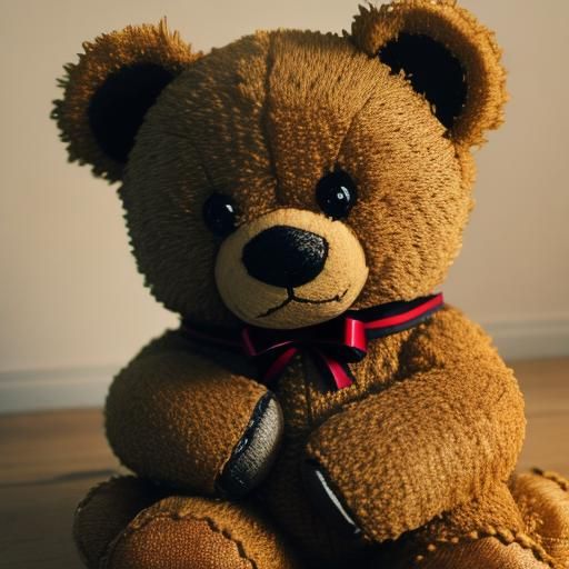 High Definition Teddy Bear with Intricate Detail