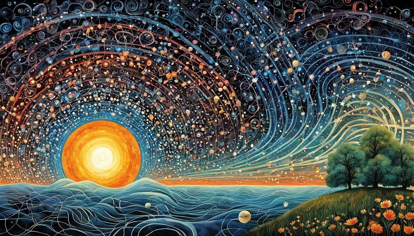 Electronic Properties of Porphyrins in Vibrant Digital Art