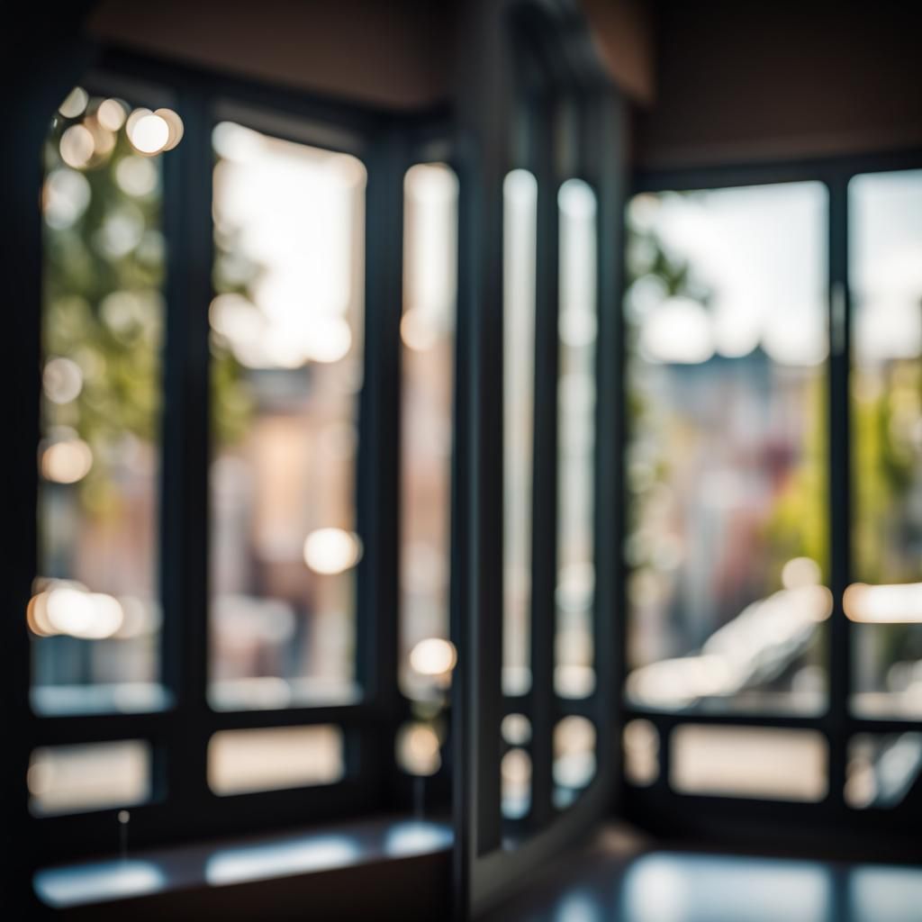 Window View with Bokeh Effect: Professional Photography