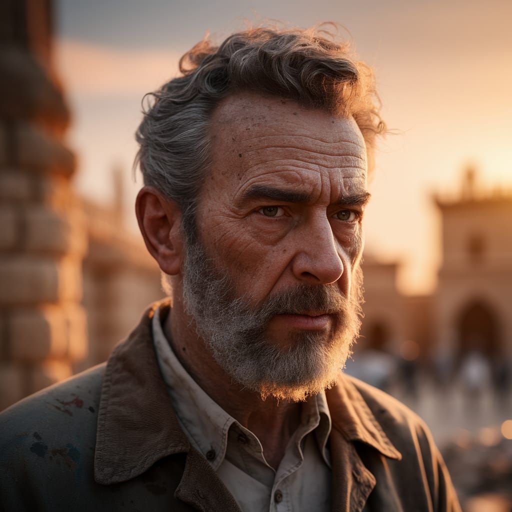 Donald: Weathered Portrait in Lee Jeffries Style