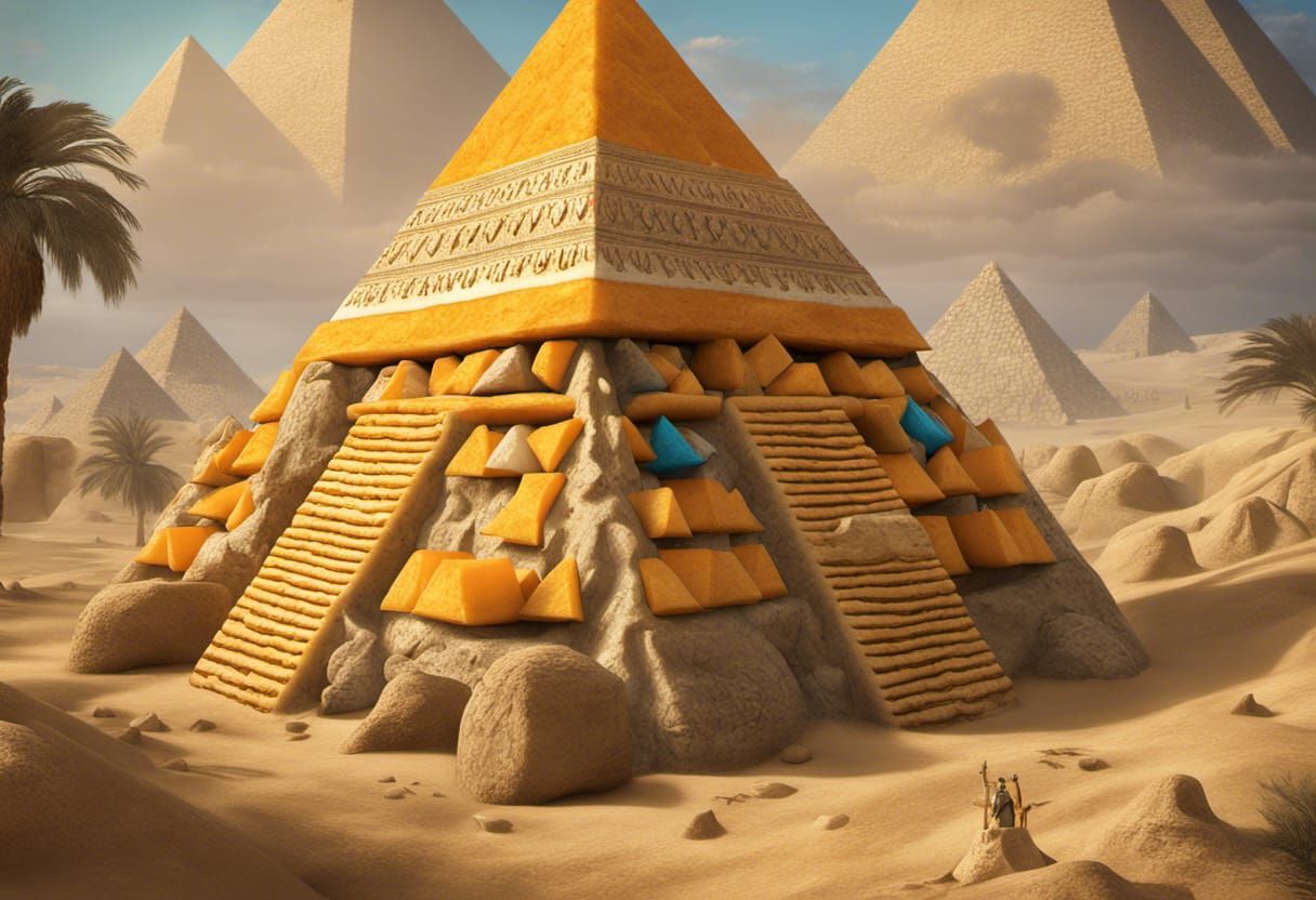 Cheese-Its Pyramid