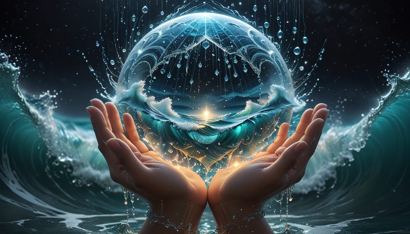 In the heart of waves