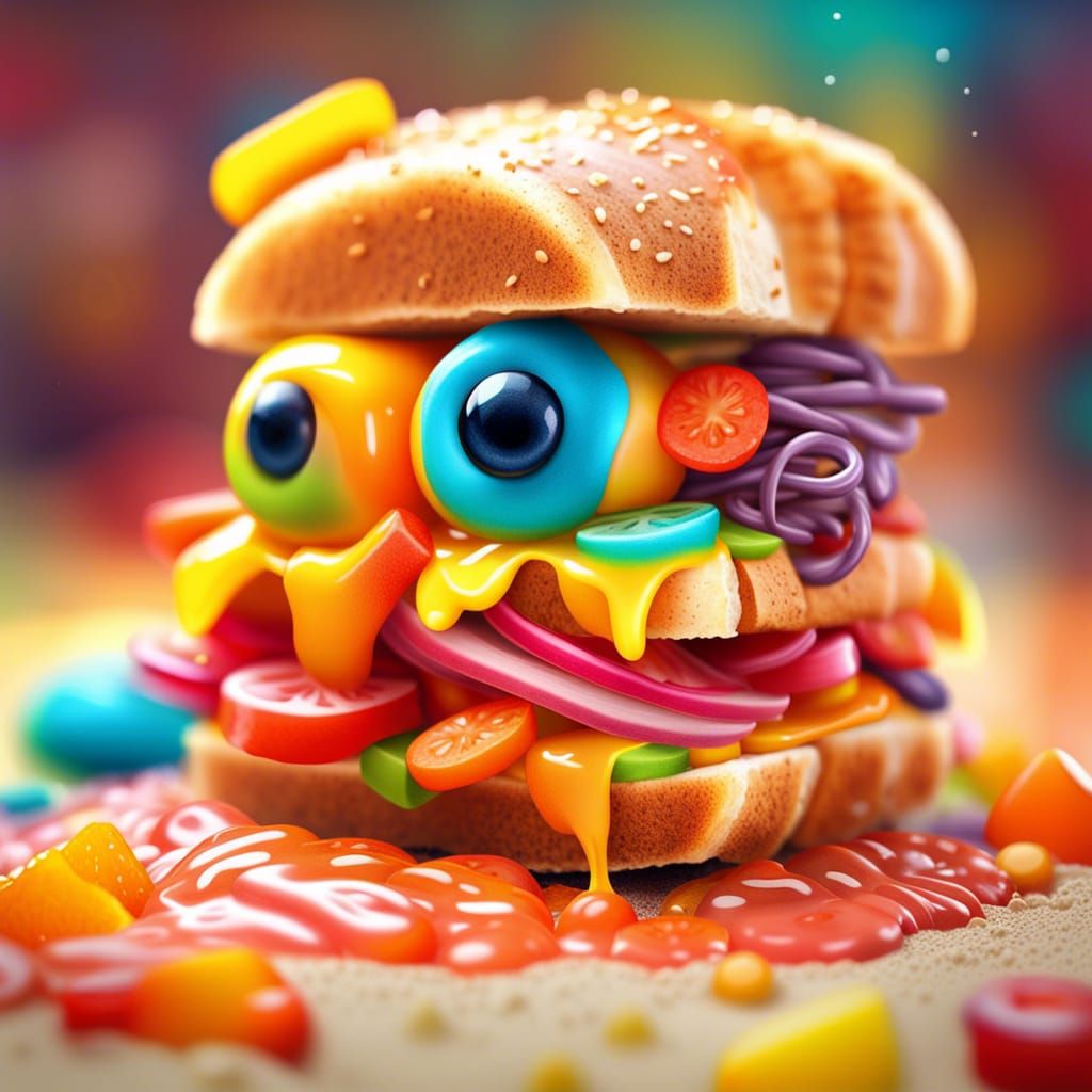 Wacky sweet and sour sandwich