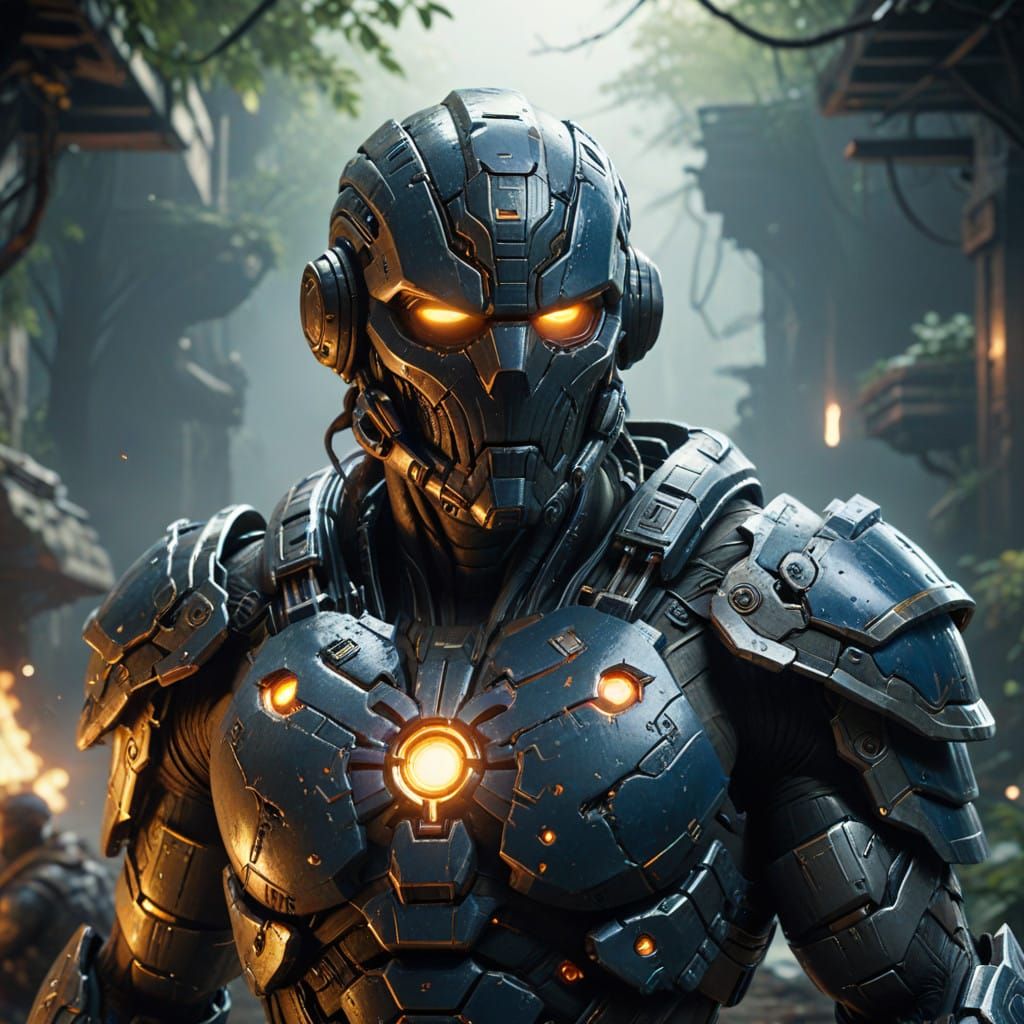 Epic 3D Cinematic Scene in Unreal Engine 5 Style