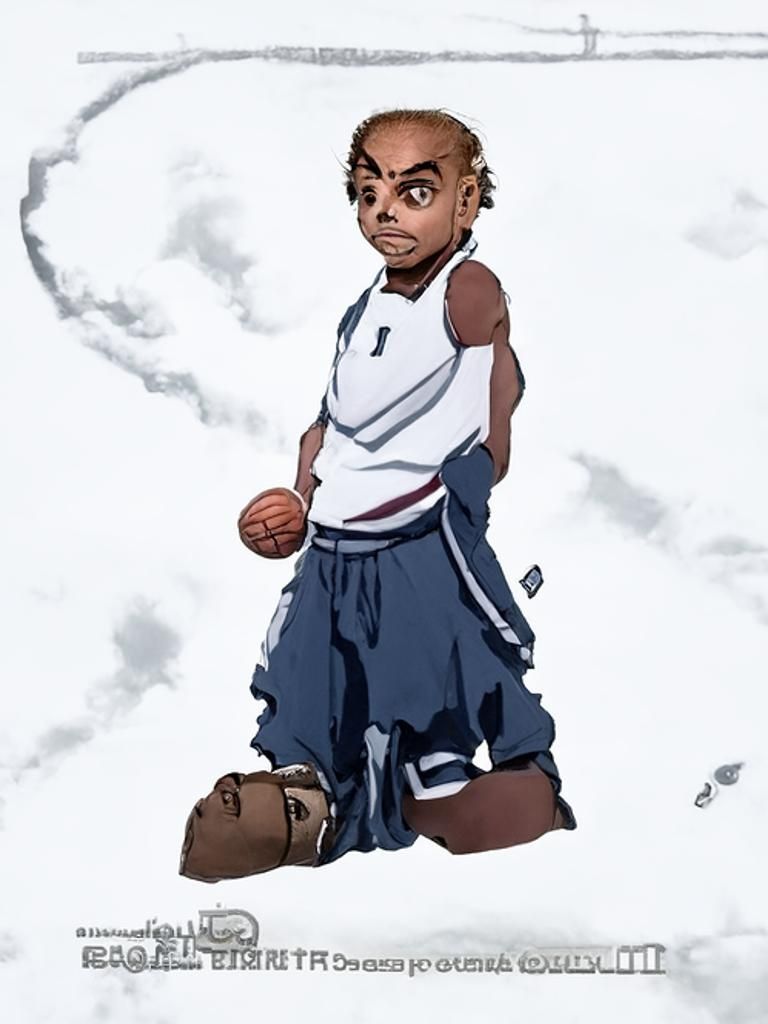 Boondocks Riley Freeman fused with NBA Charles Barkley