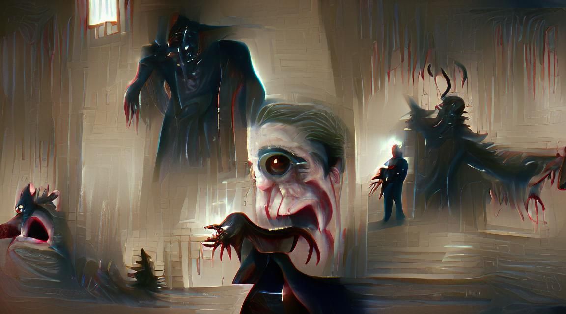 Sinister Figure in Dark Fantasy Style