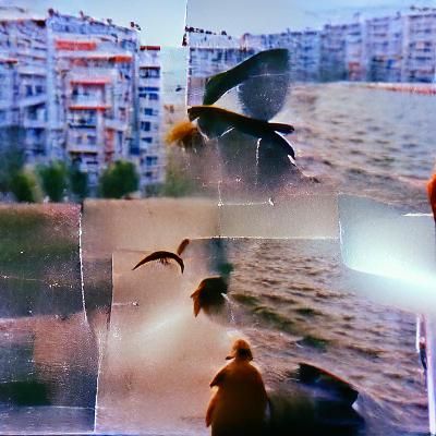 Abstract Film Reel Minimalist Design