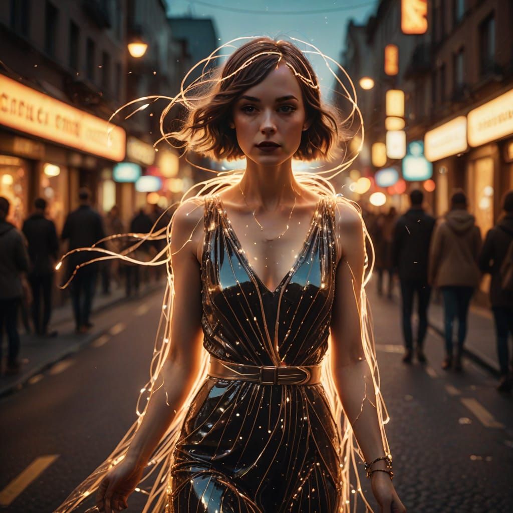 Surreal Time-Bending Fashion Photography in Sepia Tone