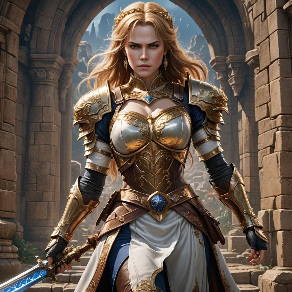 Nicole Kidman as Princess Sophitia: Fantasy Art