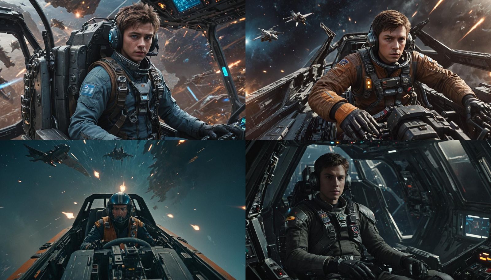 Human Starfighter Pilot Battles Voraxian Flagship