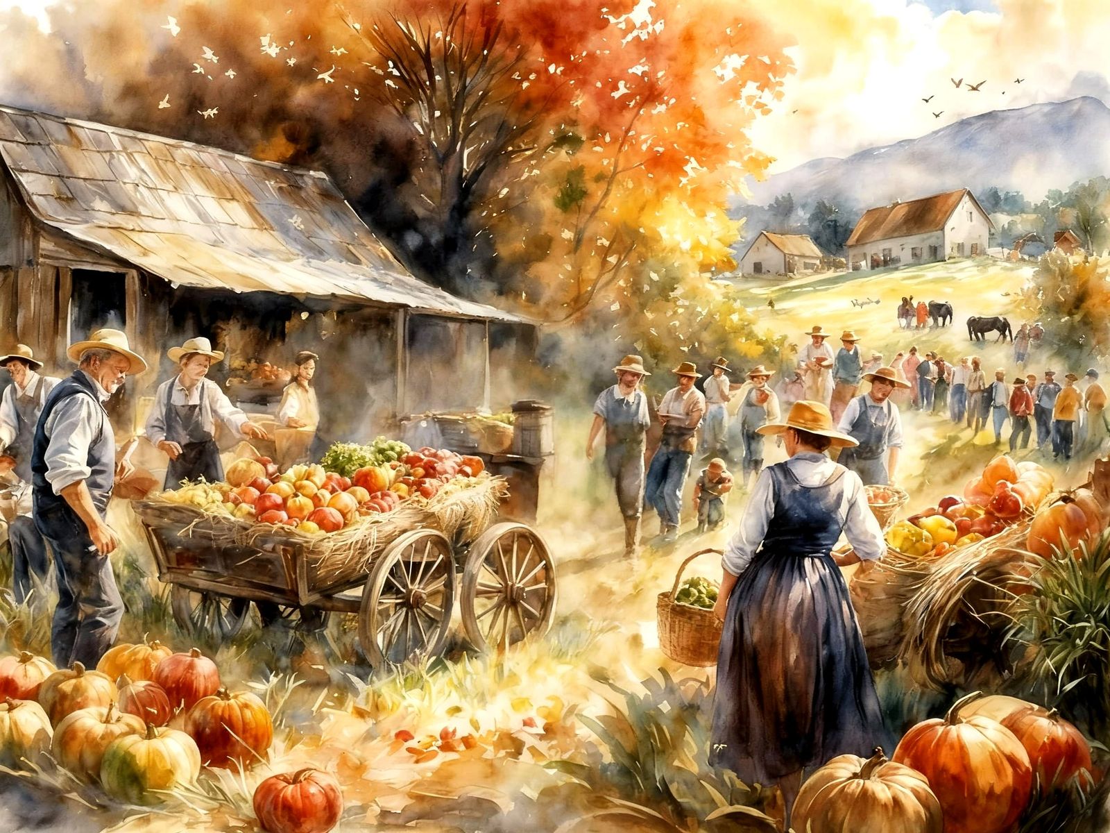 Joyful Autumn Harvest Hoedown Celebration
