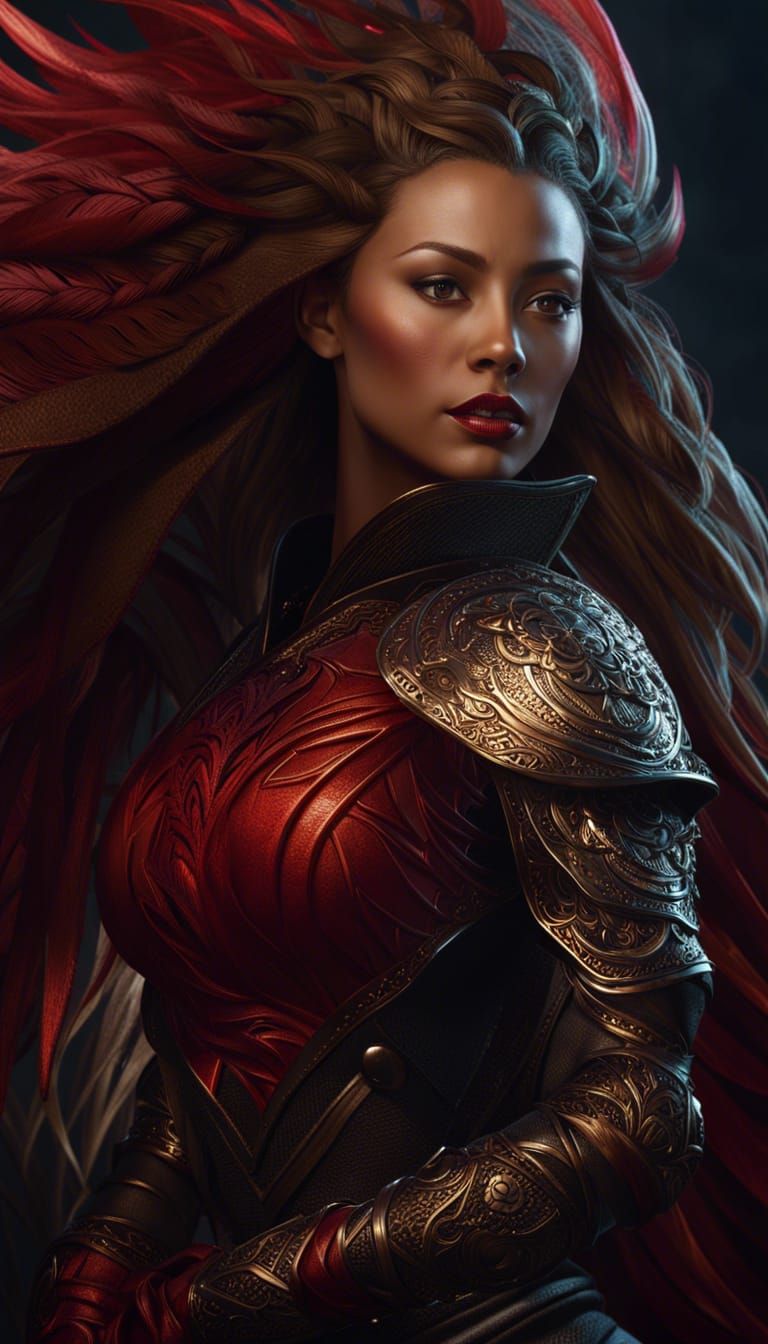 Warrior in Scarlet