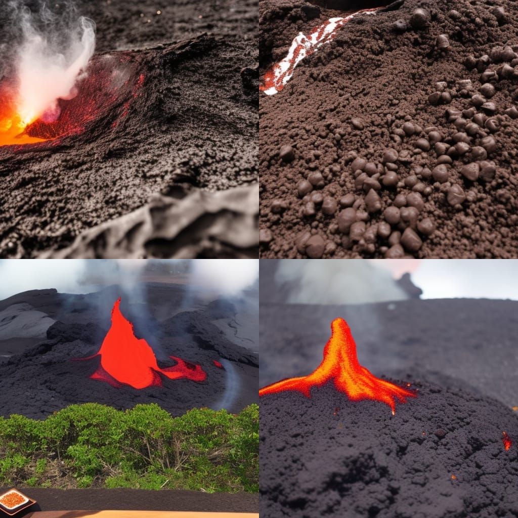 Hawaiian Volcano Spewing Chocolate