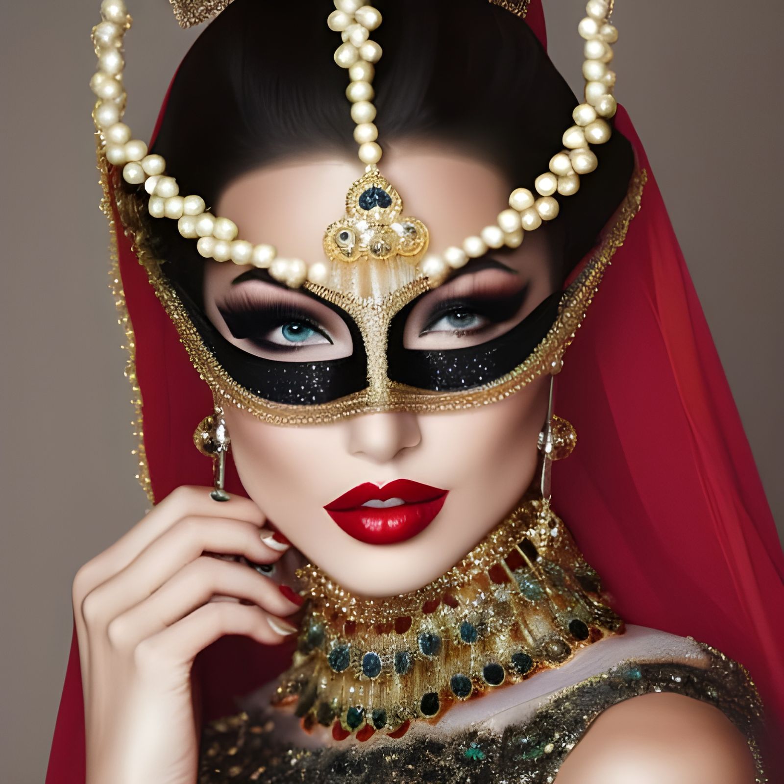 Innocent Belle of the Masquerade Ball