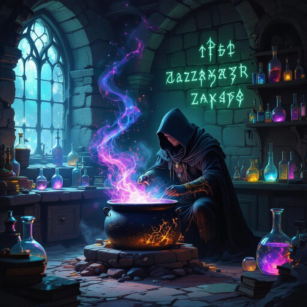 Wizard at work