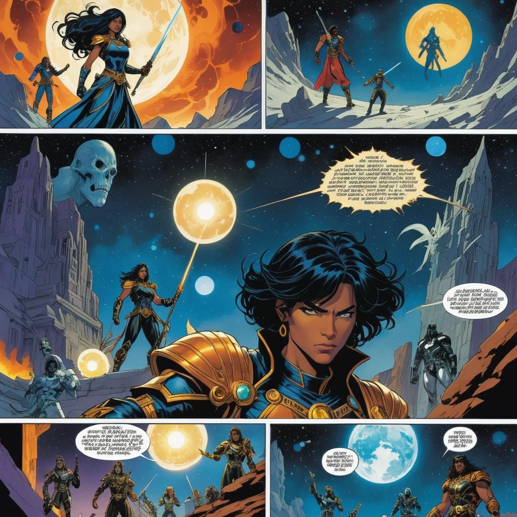 Ghost Saves Universe: Graphic Novel Illustration