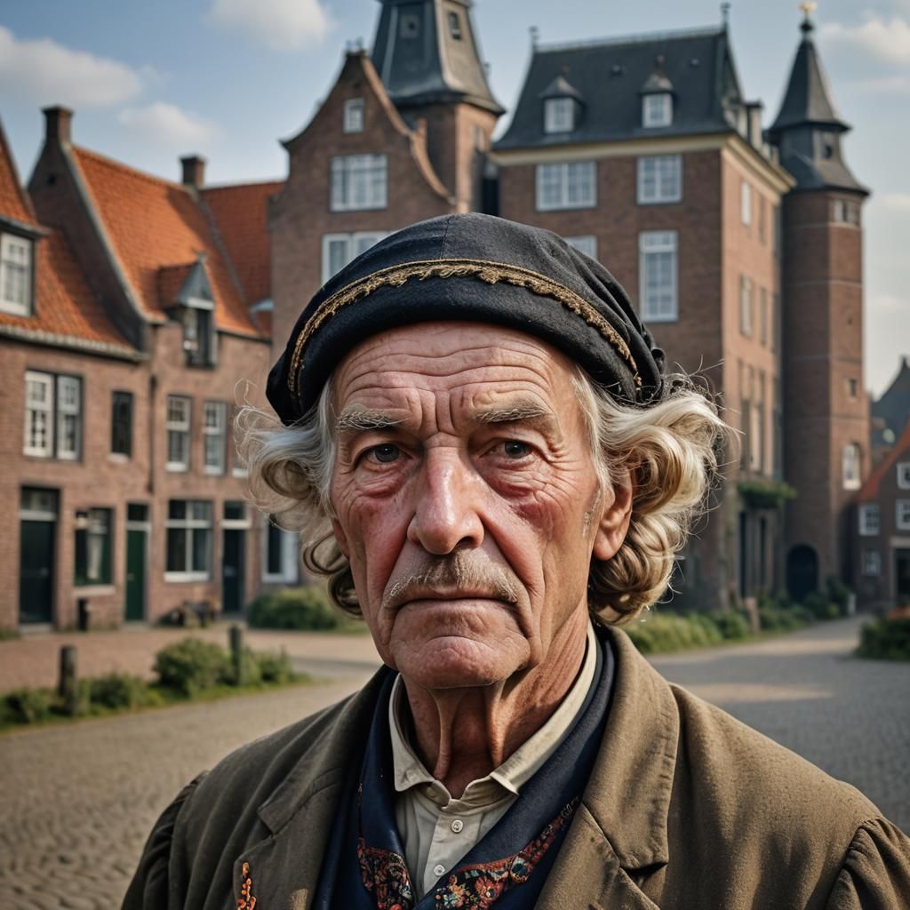 Dutch Master Portrait of Elderly Man